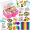 Arts and Crafts Supplies for Kids DIY Craft Kits Art Supplies Materials Kids Crafts Set with Pipe Cleaners Craft Box Preschool Homeschool Toys Gift for Kids Boys and Girls Age 4 5 6 7 8